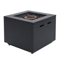 30 In. 40,000 BTU Black Steel Propane Outdoor Fire Pit